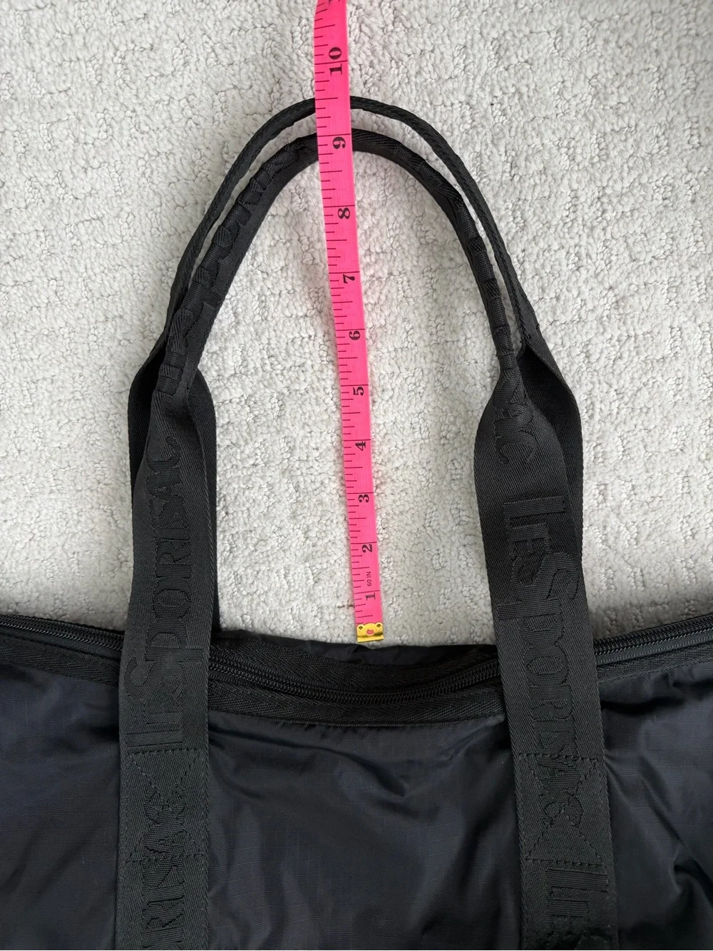 Lesportsac Black Nylon Duffel Bag